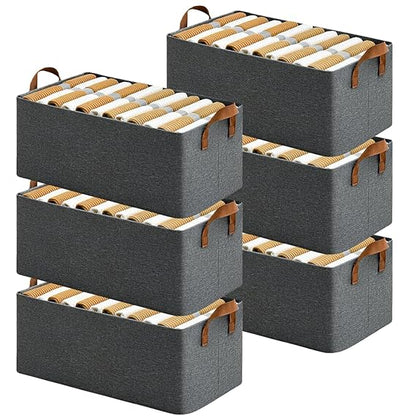 Foldable Clothing Organizer Box with Handles